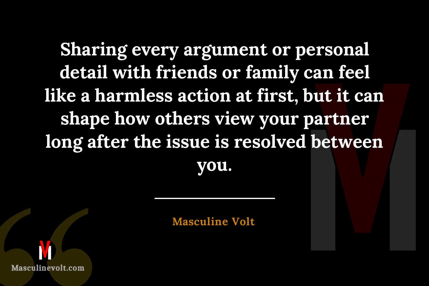 Quote by Masculine Volt