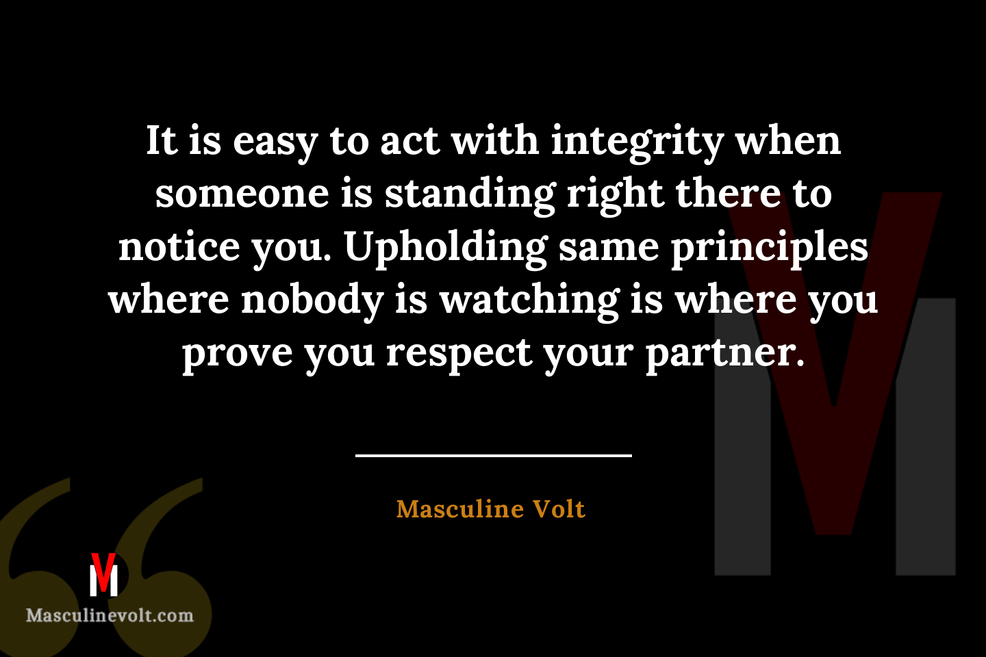 Quote by Masculine Volt