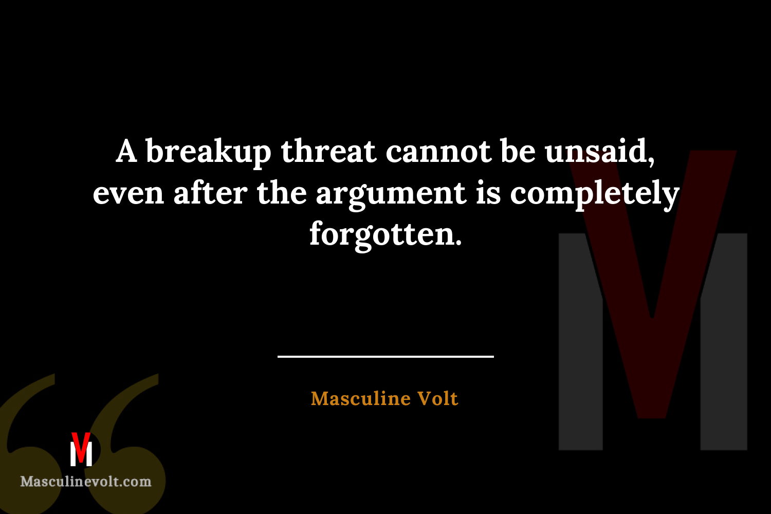 Quote by Masculine Volt