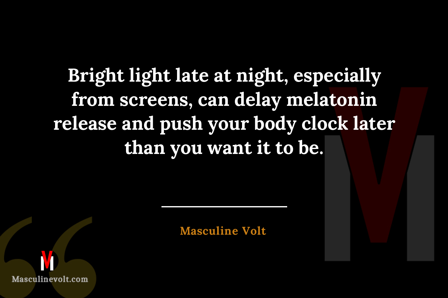 Quote by Masculine Volt
