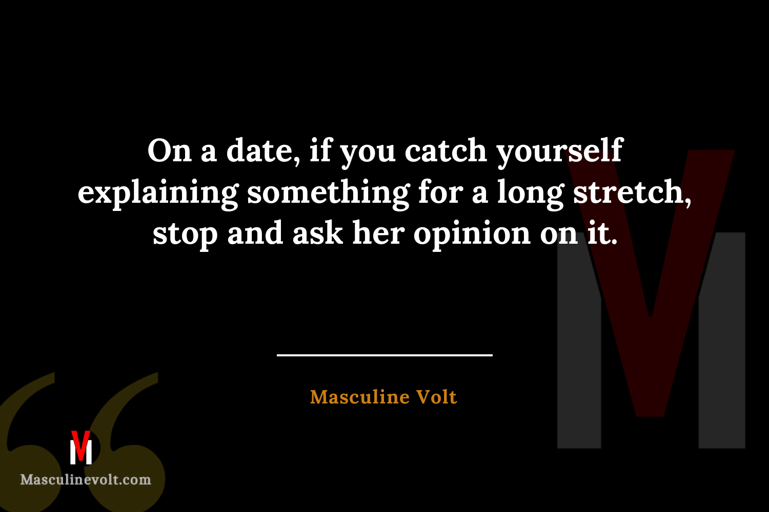Quote by Masculine Volt
