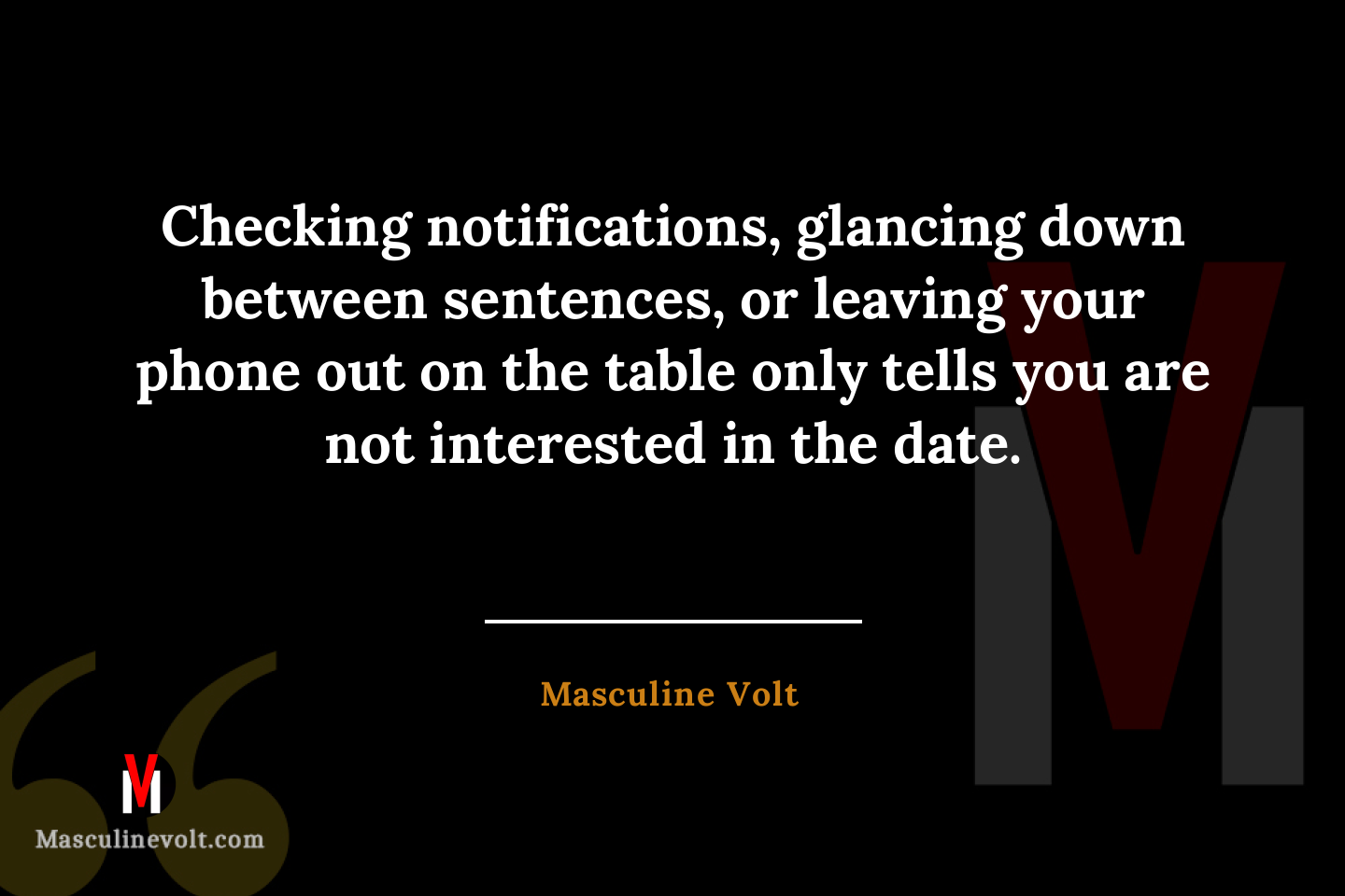 Quote by Masculine Volt