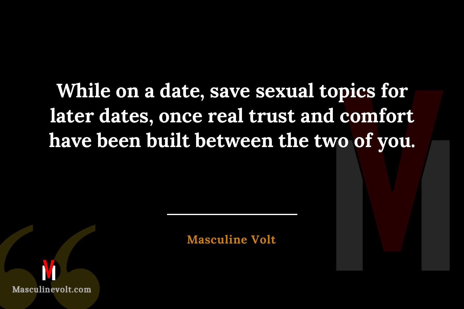 Quote by Masculine Volt