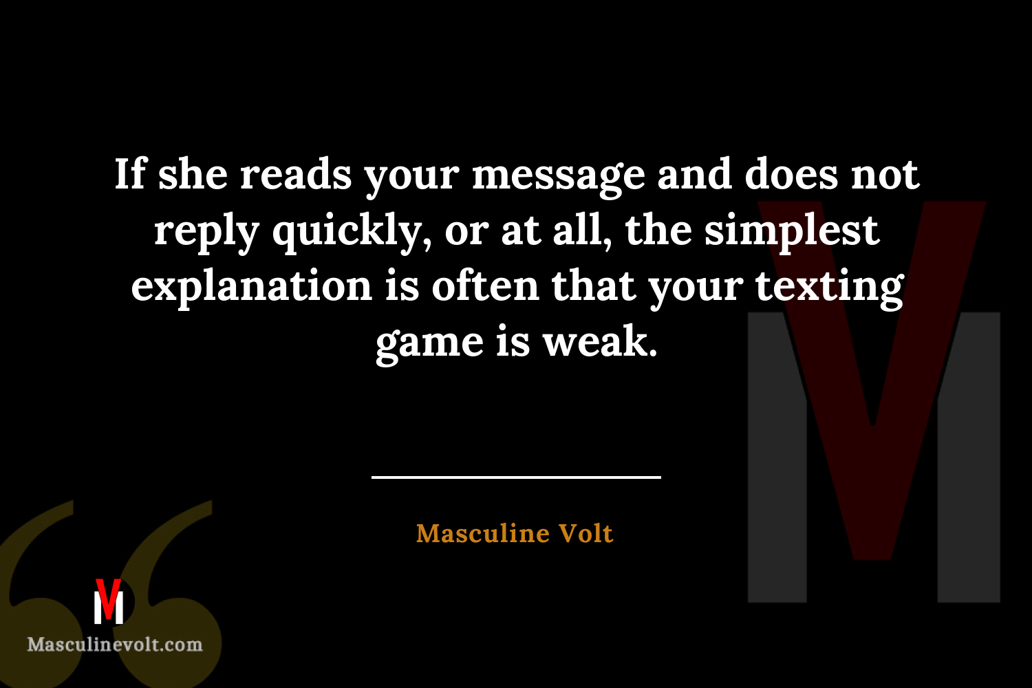 Quote by Masculine Volt