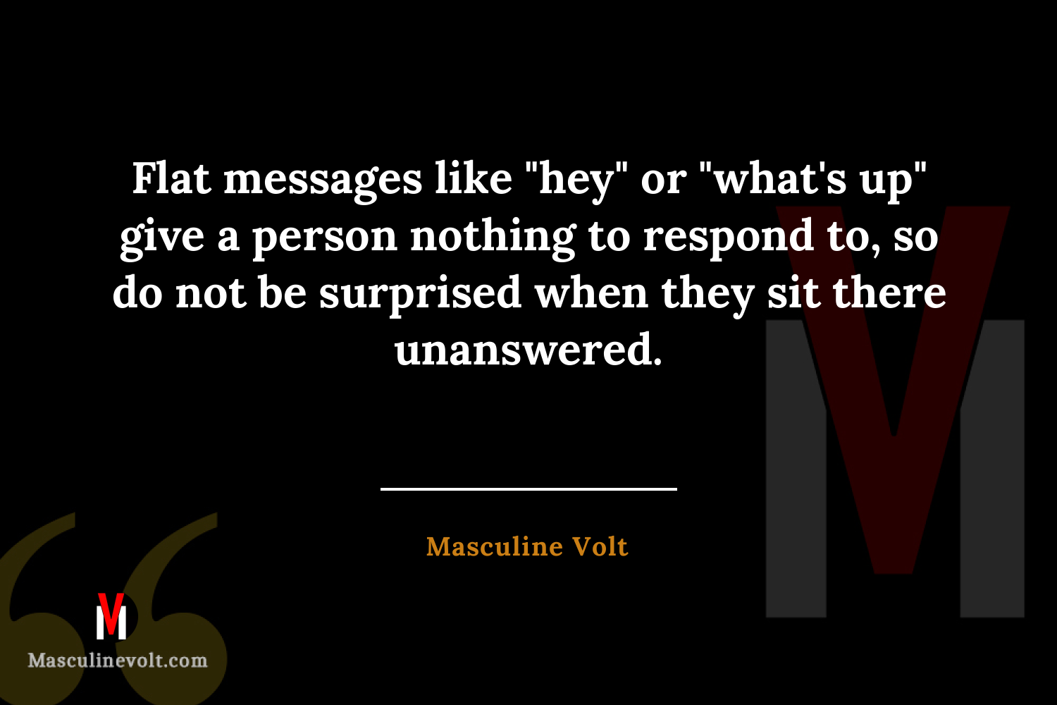 Quote by Masculine Volt