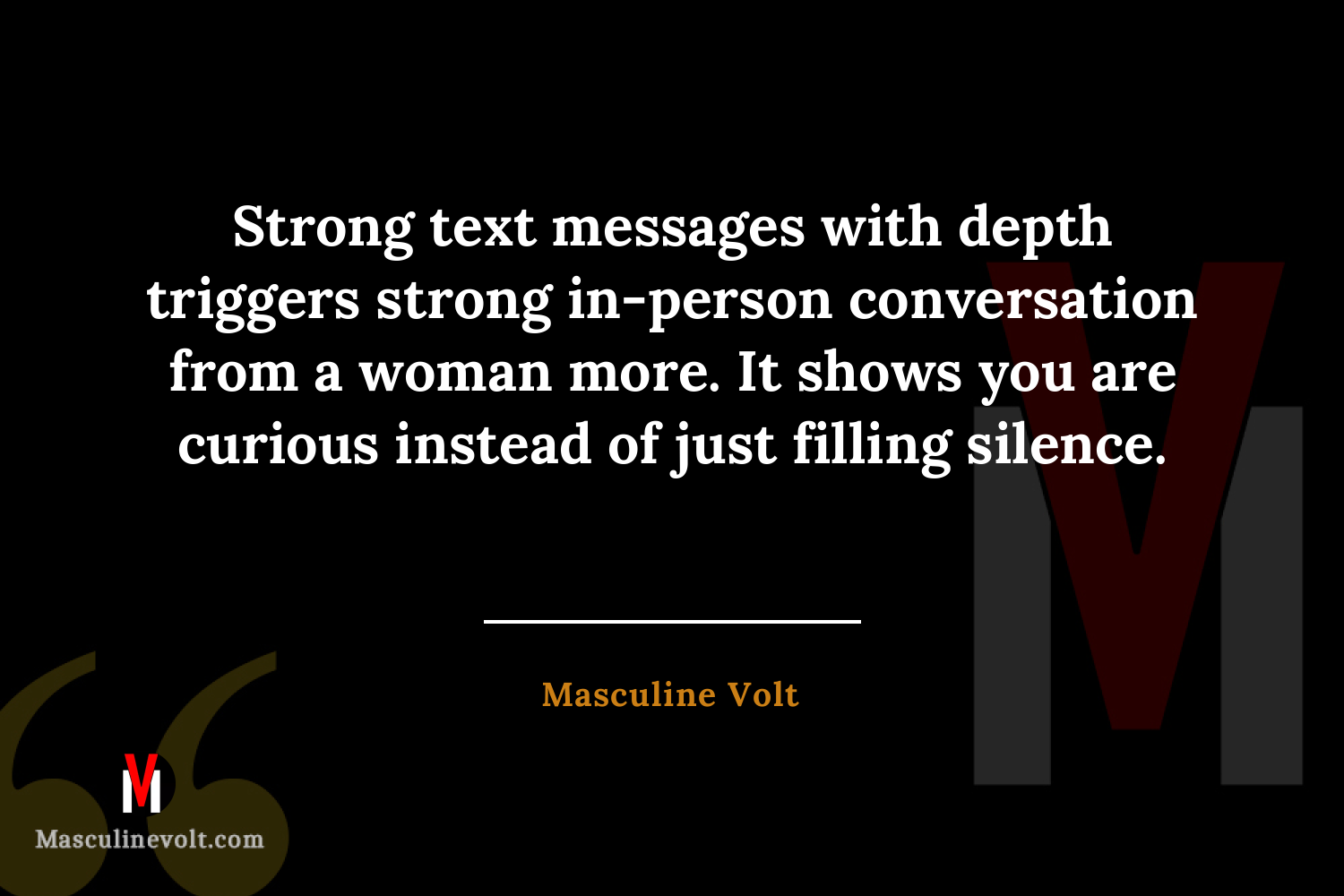 Quote by Masculine Volt
