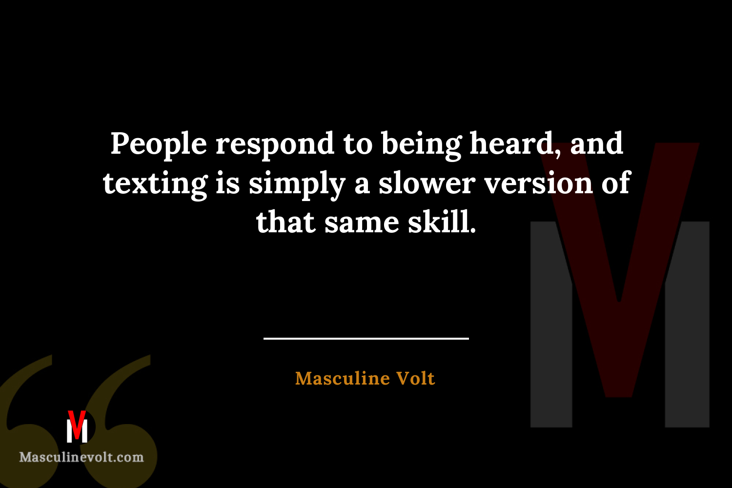 Quote by Masculine Volt