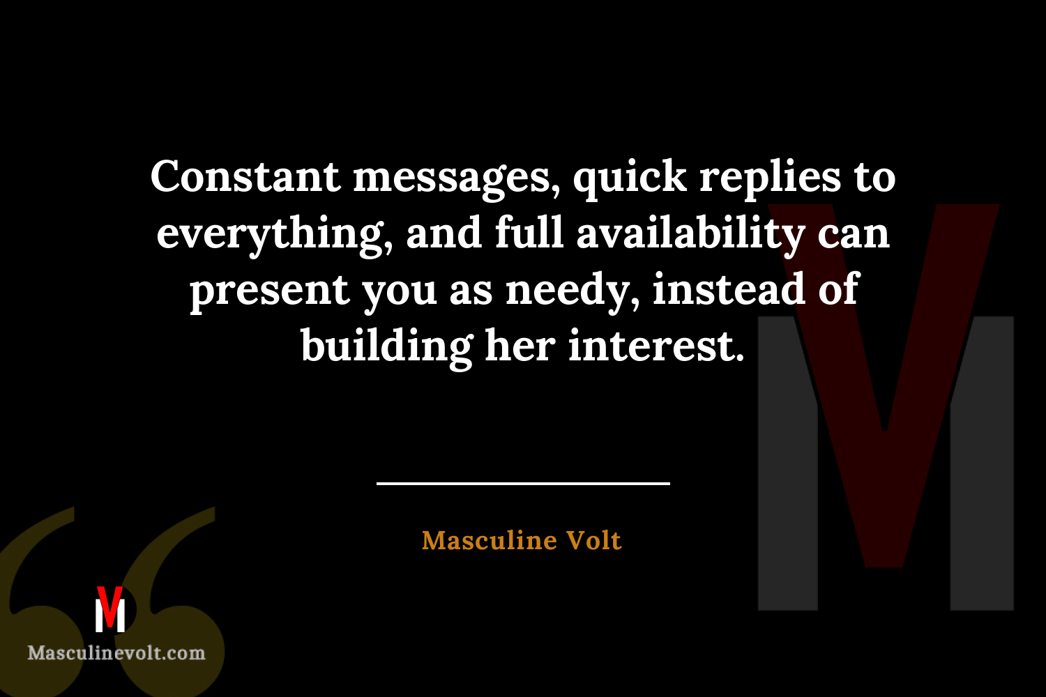 Quote by Masculine Volt